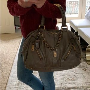 Prada Vitellio Shine Satchel